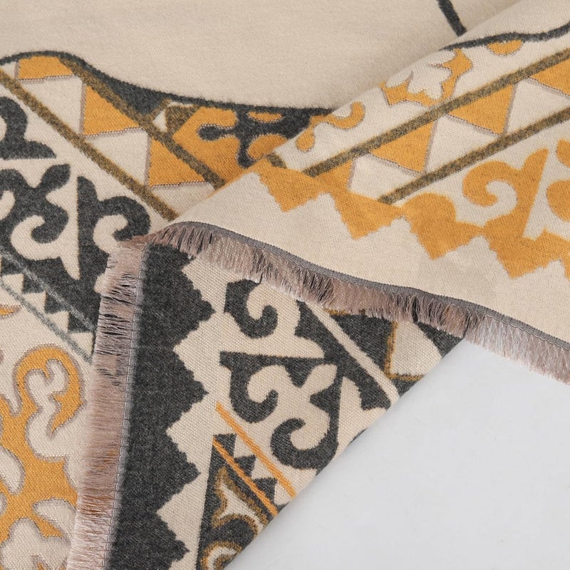 EXTREE Scarfs for Women Pashmina Silky Shawl Wrap for Evening Dressing Blanket Open Front Poncho Cape - Image 5